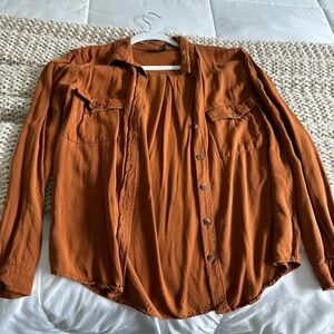 Brown Button Down Shirt